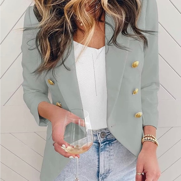 Casual Pocketed Blazer / Jacket - Picture 1 of 6